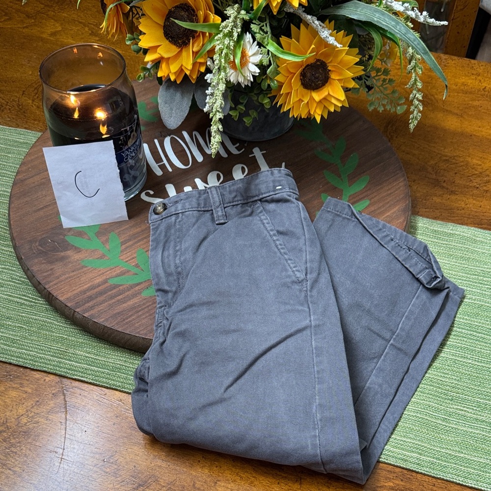 Basic Editions Gray Kids Casual Bottoms
